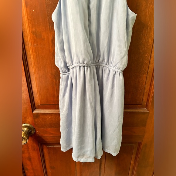 💜 DISNEY Beauty and the Beast Light blue Pretty sleeveless romper. Size S. - Picture 4 of 6